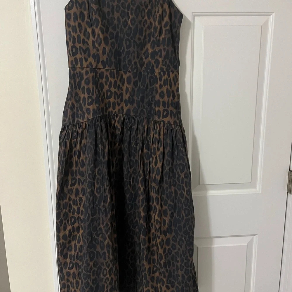 NWT Leopard Print Dress from Anthropologie - Picture 2 of 8